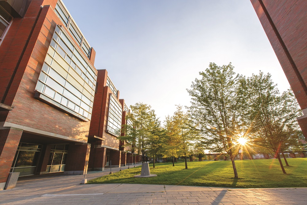 Science Building and Polonsky Commons at Ontario Tech University's north Oshawa location