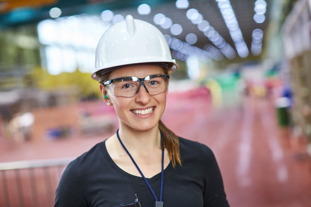 Female engineer at Bruce Power.