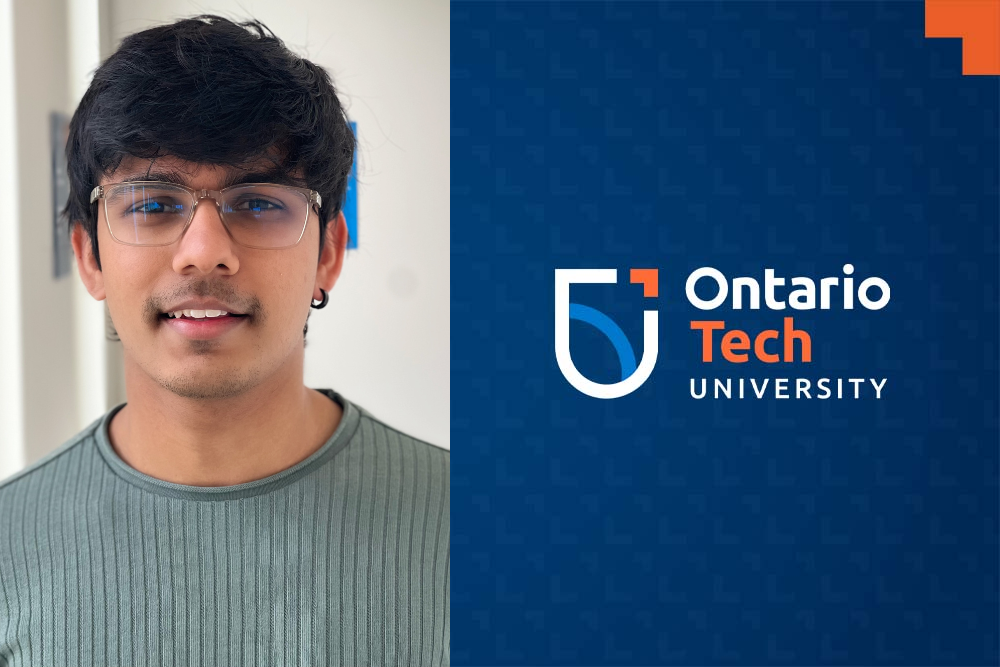 Ontario Tech University student Neel Shah, of the Faculty of Science