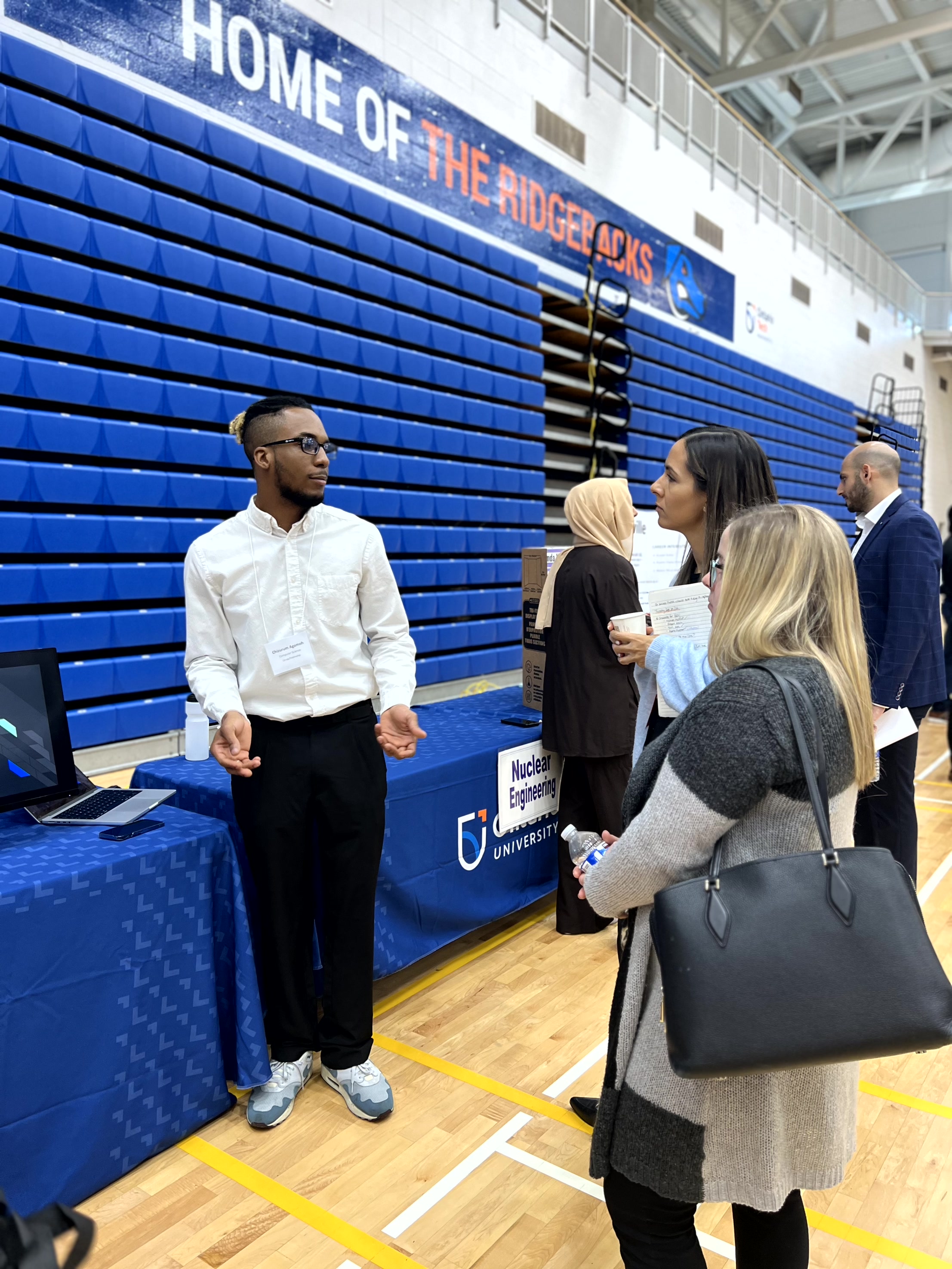 Students at the 2022 Reverse Career Fair.