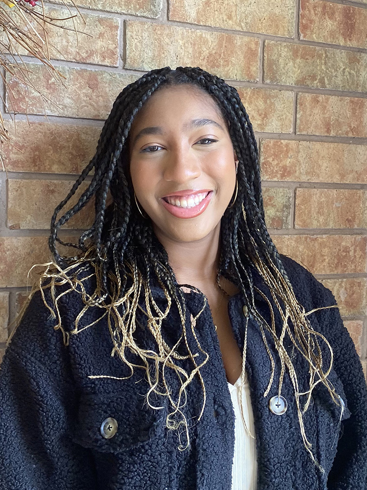 Tyannah Brown, a student in the Faculty of Social Science and Humanities (FSSH).