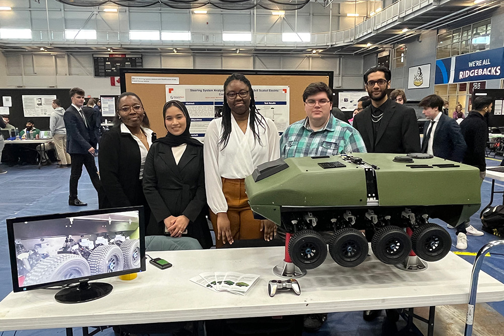 Fourth-year Faculty of Engineering and Applied Science students participated in the annual FEAS Capstone Exhibition and Competition. 