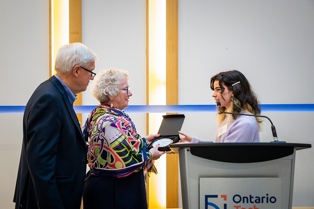 Vanhaverbeke Family Atrium naming ceremony at Ontario Tech University (October 26, 2023).