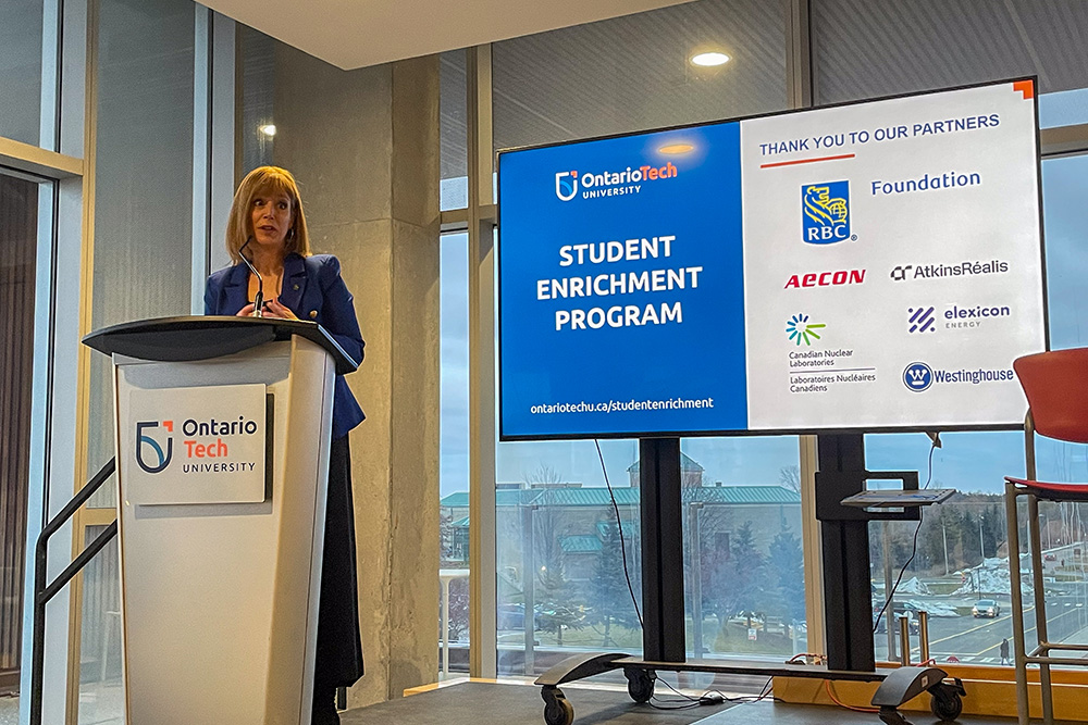 Student Enrichment Program launch event at Ontario Tech University (January 30, 2024).