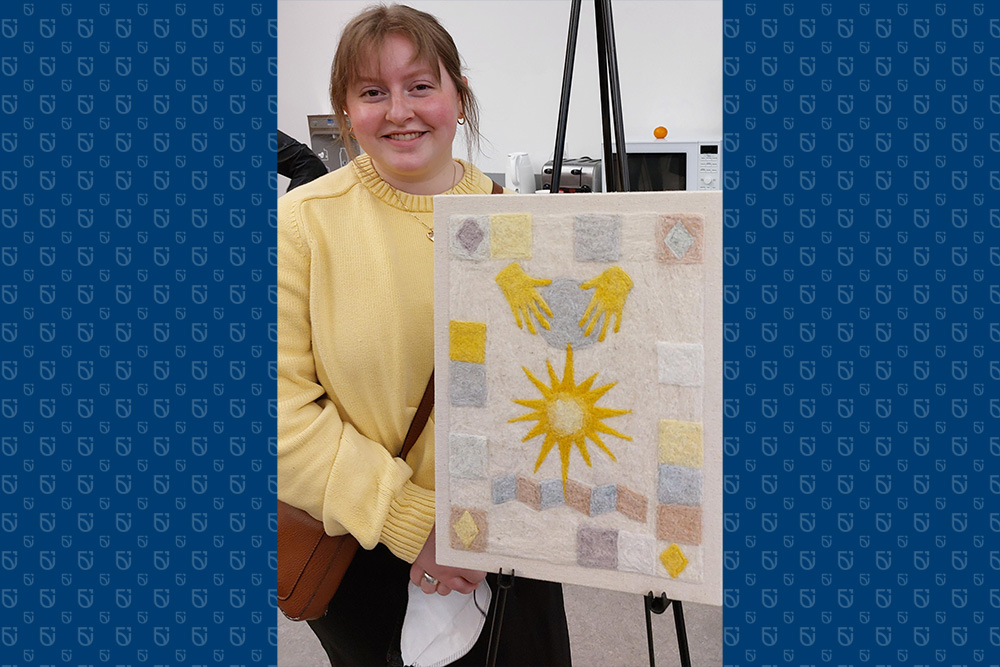 Avery Snelling earned an honourable mention for Preservation Story Quilt