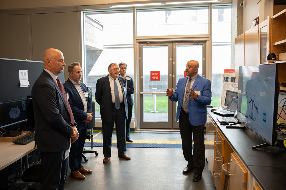 Ceremony to commemorate the naming of the Bruce Power Thermalhydraulics Laboratory in Ontario Tech University's Energy Research Centre. (May 7, 2024)