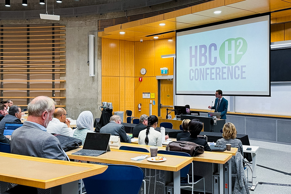 Sam Oosterhoff, Associate Minister of Energy-Intensive Industries, Ontario Ministry of Energy and Electrification, gave a keynote address at the Hydrogen Business Council of Canada conference held at Ontario Tech University.