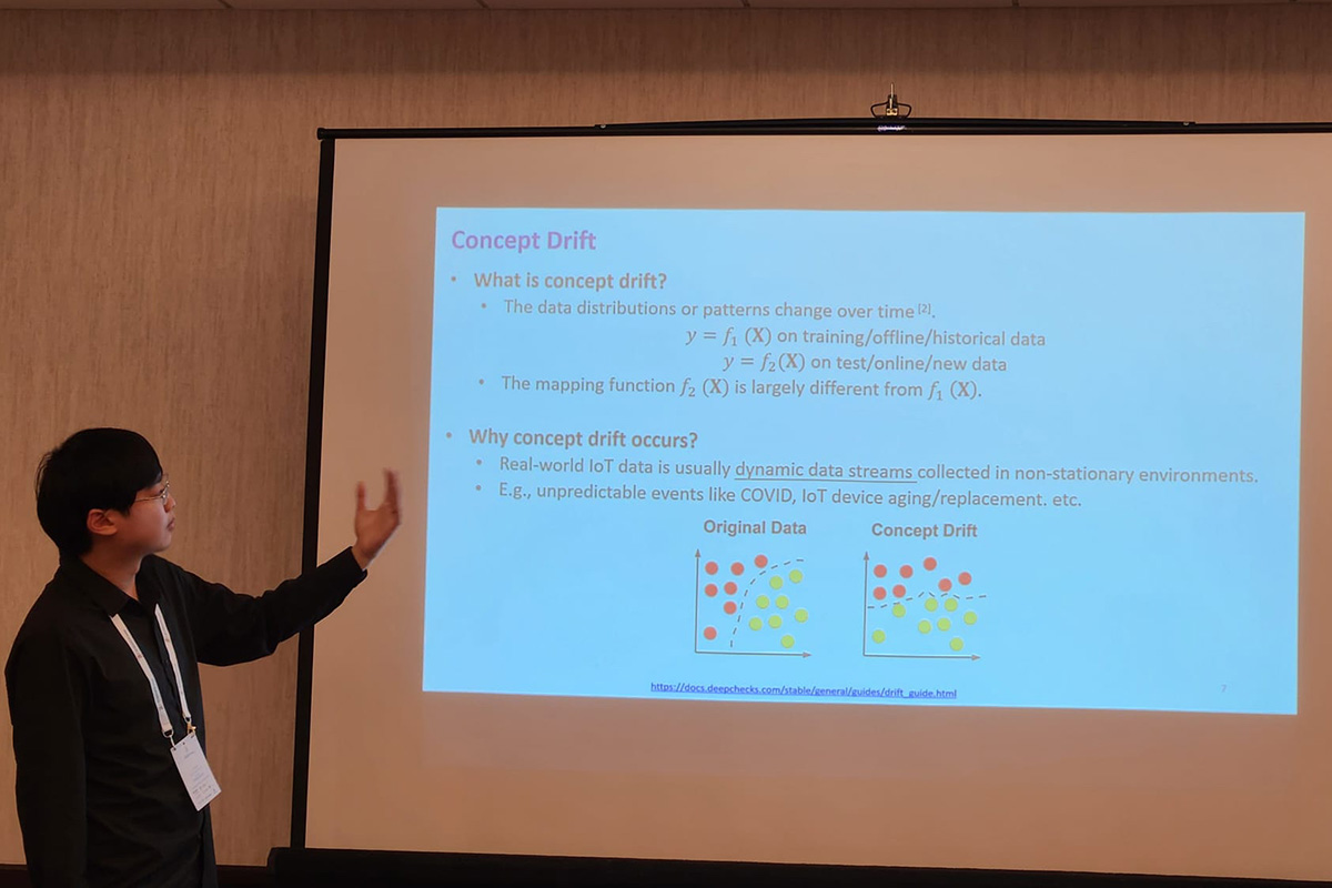 Dr. Li Yang, Assistant Professor, Faculty of Business and Information Technology, reccently gave a presentation related to his NCC funded project. 