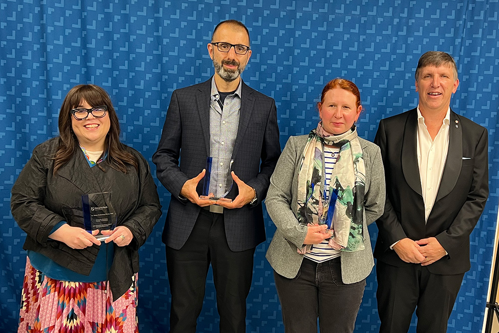 2024 ceremony to celebrate Ontario Tech Research Excellence Awards and Research Excellence Chairs (October 29, 2024).