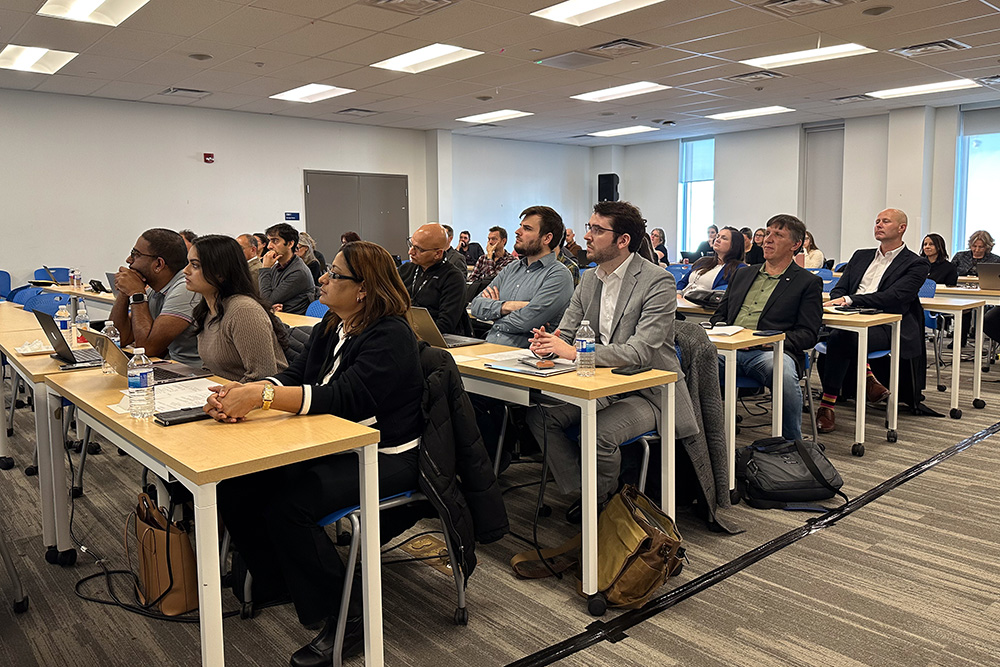 Ontario Tech researchers and Lakeridge Health clinicians at Research Connection Day (December 3, 2024).