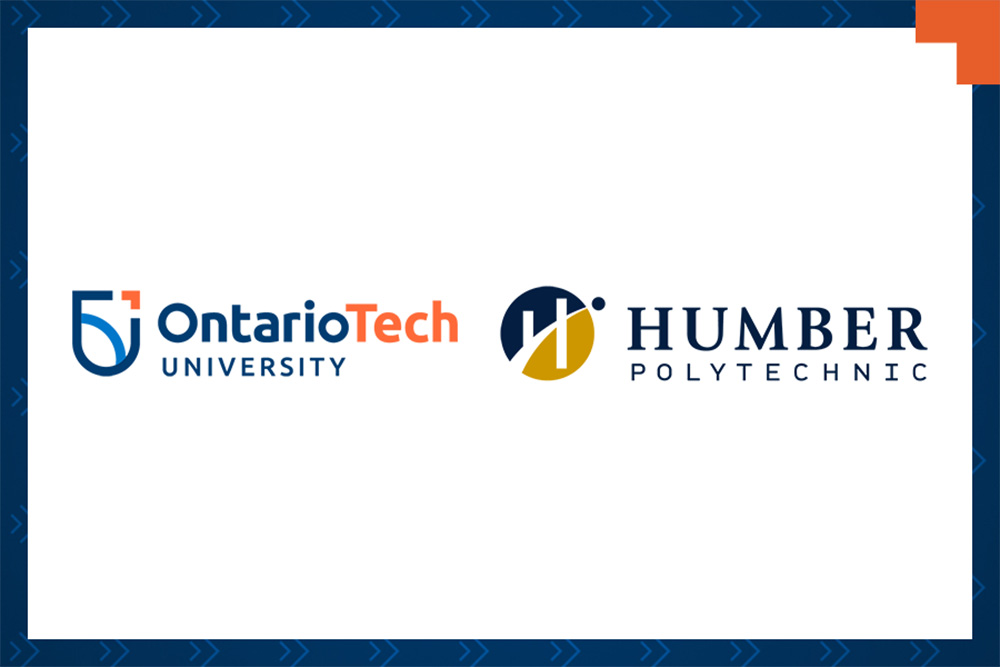 image of ontario tech university logo and humber polytechnic logo