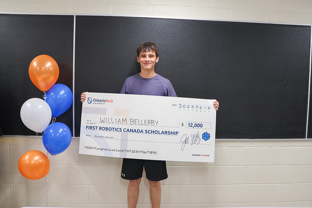 William Bellerby (Automotive Engineering and Co-op), FIRST Robotics Canada Scholarship.