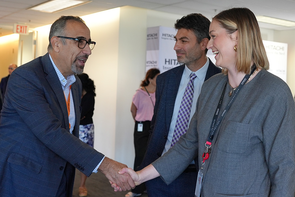 Ontario Tech University and Hitachi Rail Memorandum of Understanding signing ceremony in Toronto, Ontario (August 26, 2025). 