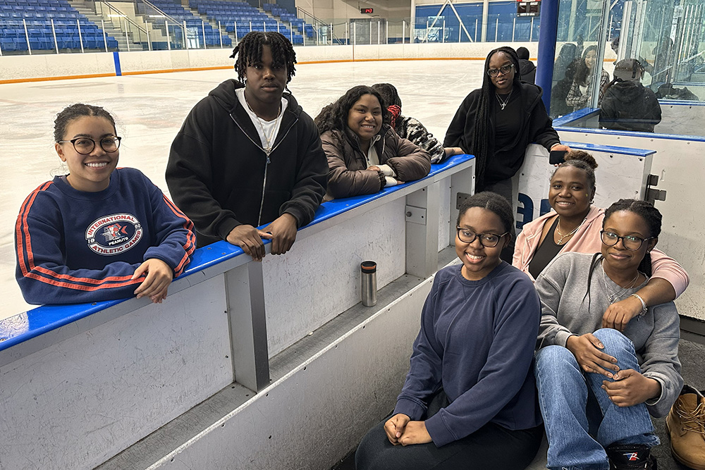 Black Youth Visionary Program's Community Lunch and Skate, Winter 2025.