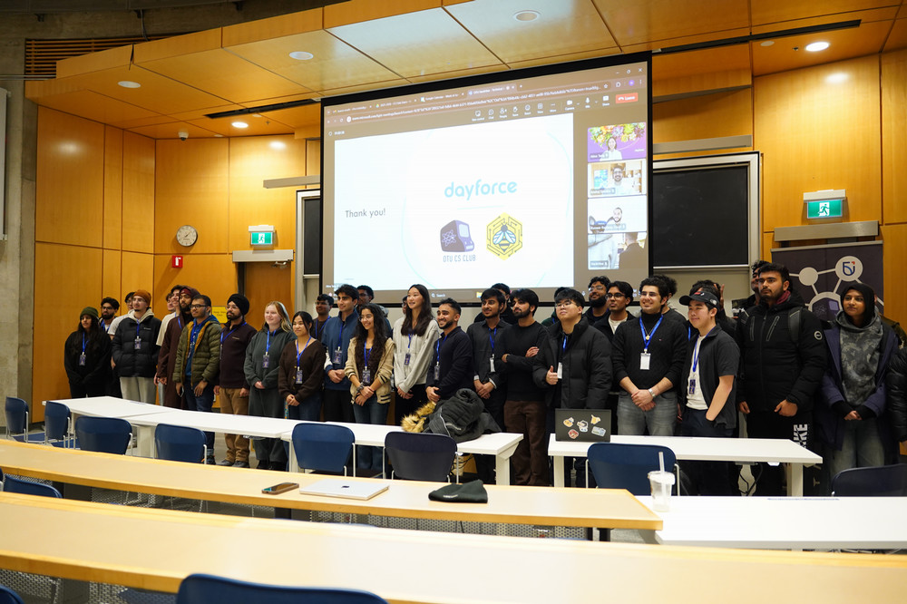 2026 HackHive participants at Ontario Tech University 