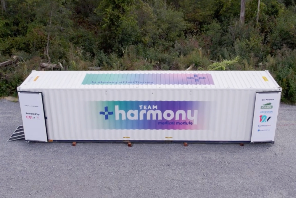 Exterior view of the Harmony Medical Module