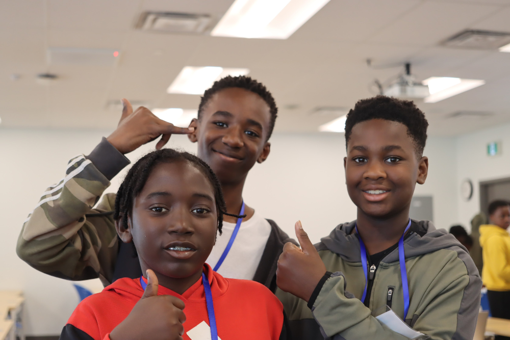 Participants in one of Ontario Tech University's STEM-focused Engineering Outreach learning programs.